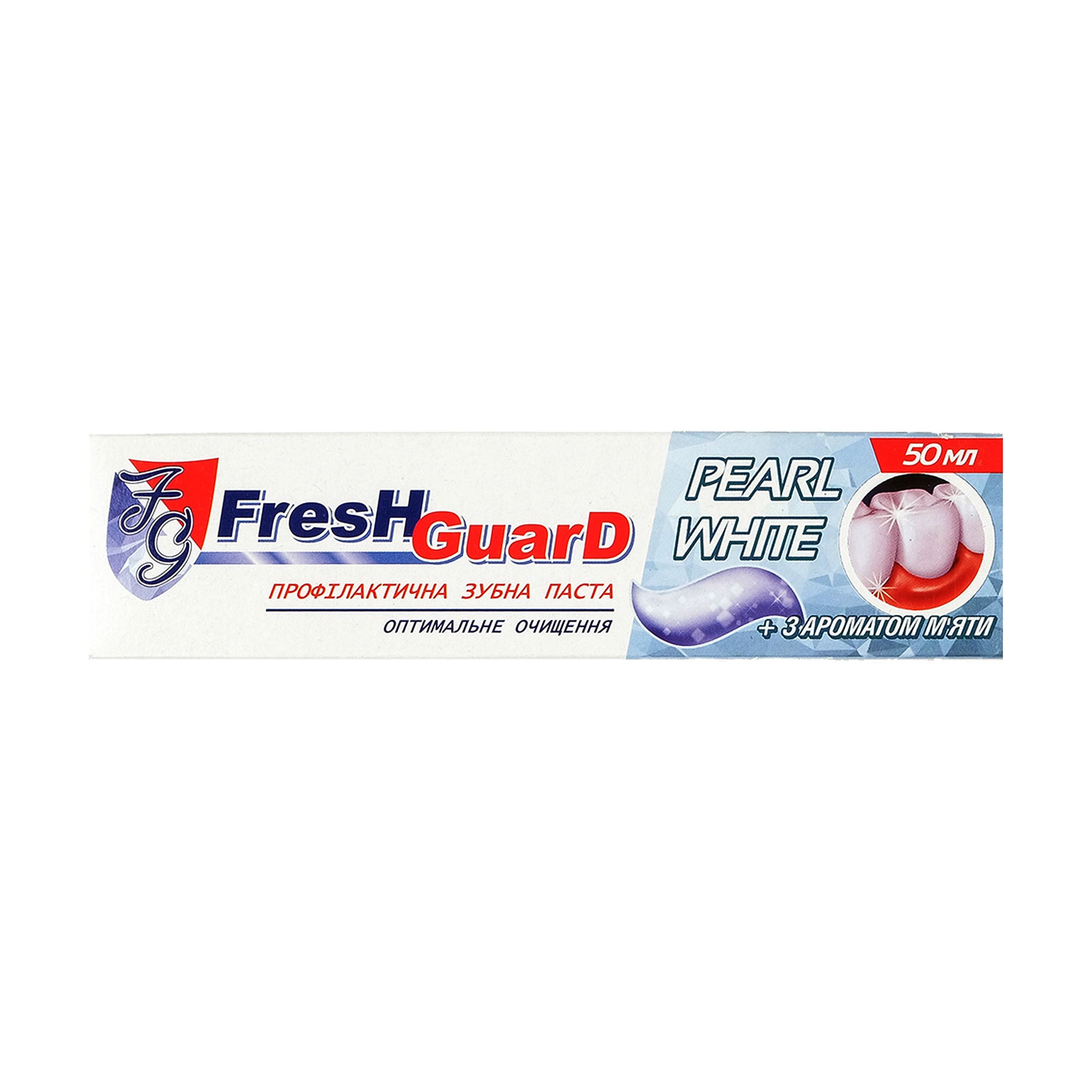 Зубна паста FresH GuarD Pearl White, 50 мл